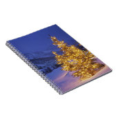 kerstbomen, Park City, Wastch Mountains, Notitieboek (Rechterzijde)