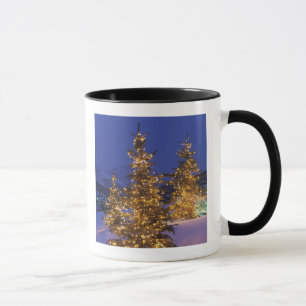 kerstbomen, Park City, Wastgebergte, 2 Mok