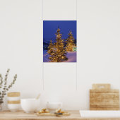 kerstbomen, Park City, Wastgebergte, 2 Poster (Keuken)