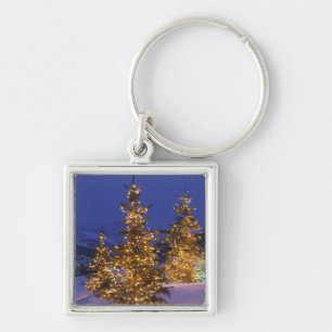 kerstbomen, Park City, Wastgebergte, 2 Sleutelhanger