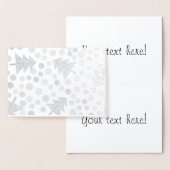 Kerstbomen patroon folie kaarten (Display)