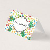 Kerstbomen patroon kaart (Voorkant)