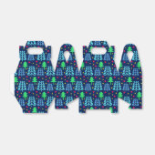 Kerstbomen Pattern Bedankdoosjes (Uitgevouwen)