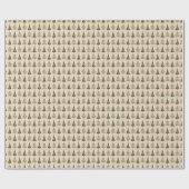 Kerstbomen Pattern Cadeaupapier (Vlak)
