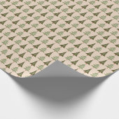 Kerstbomen Pattern Cadeaupapier (Hoek)