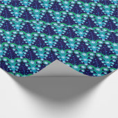 kerstbomen Pattern Holiday Wrapping Paper Cadeaupapier (Hoek)