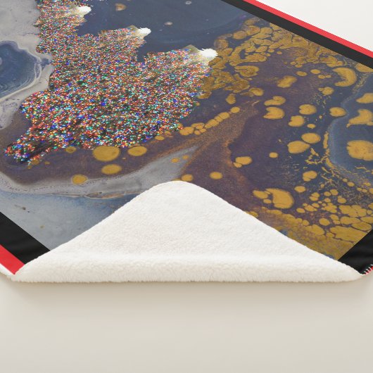 Kerstbomen Pattern Sherpa Deken (3/4)