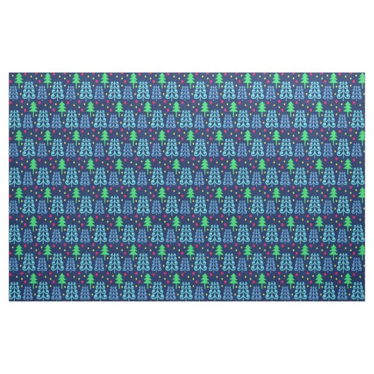 Kerstbomen Pattern Stof (Yard (91,4 cm))