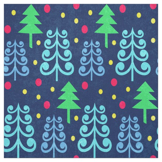 Kerstbomen Pattern Stof (Swatch)