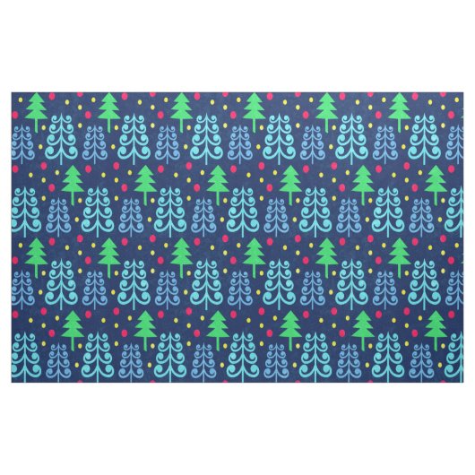 Kerstbomen Pattern Stof (Fat Quarter)