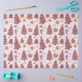 Kerstbomen peperkoek Heren Sterren Kerstmis Tissuepapier (Craft)