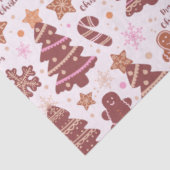 Kerstbomen peperkoek Heren Sterren Kerstmis Tissuepapier (Detail)