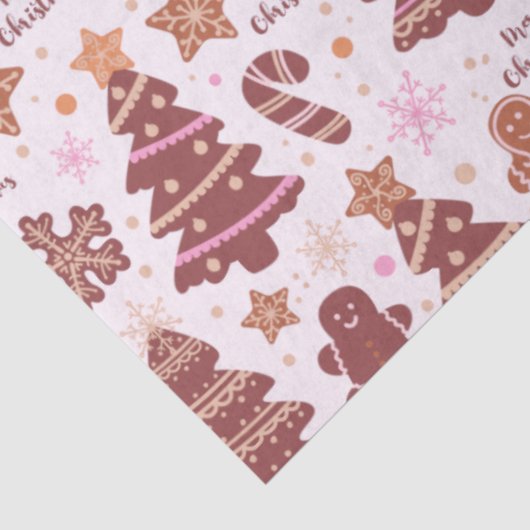 Kerstbomen peperkoek Heren Sterren Kerstmis Tissuepapier (Detail)