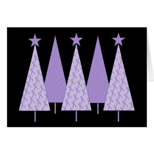 kerstbomen - Periwinkle Ribbon (Voorkant Horizontaal)