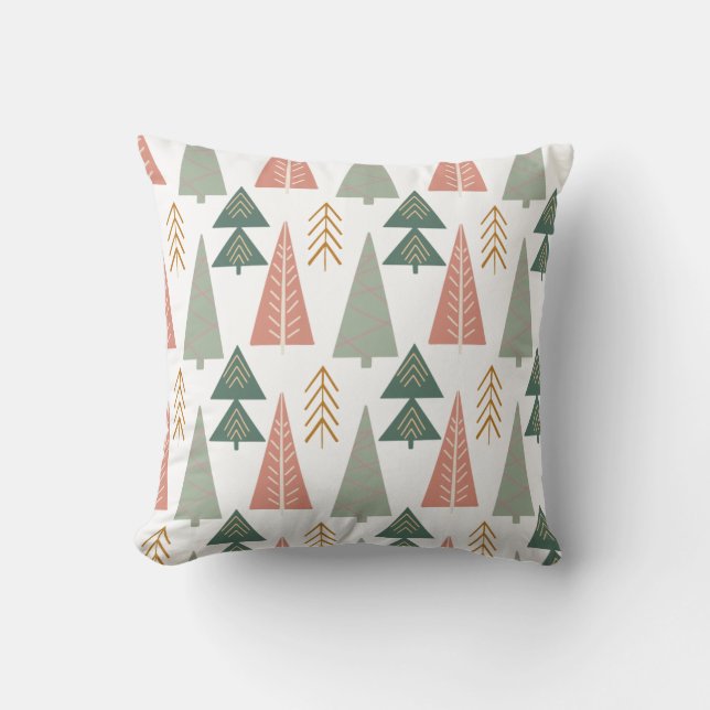 Kerstbomen Pillow Kussen (Voorkant)