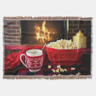 kerstbomen - Popcorn en warme cider Deken