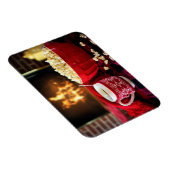 kerstbomen - Popcorn en warme cider Magneet (Rechterzijde)