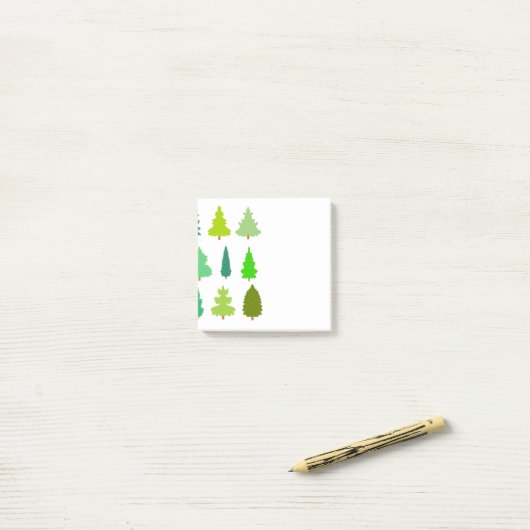 kerstbomen post-it® notes (Op bureau)