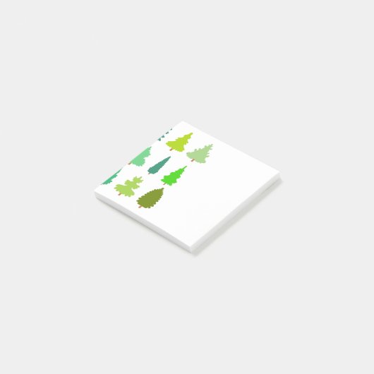 kerstbomen post-it® notes (Schuin)