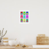 Kerstbomen: Poster (Keuken)