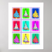Kerstbomen: Poster (Voorkant)
