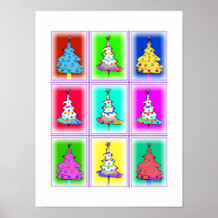 Kerstbomen: Poster