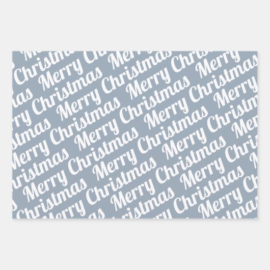 kerstbomen, "pretkerst", stoffig blauw inpakpapier vel (Voorkant 3)