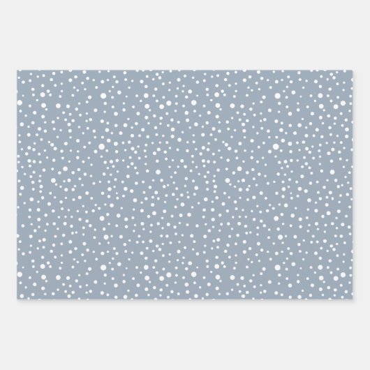 kerstbomen, "pretkerst", stoffig blauw inpakpapier vel (Voorkant 2)