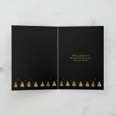 kerstbomen Prettige feestdagen Gold ID863 (Binnen)