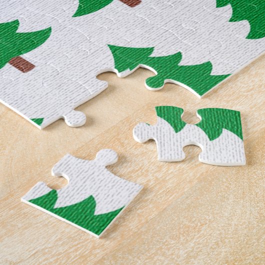 Kerstbomen puzzel (Zijkant)