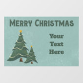 kerstbomen raamsticker (Vel)