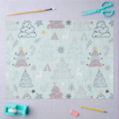 Kerstbomen Rendier Candy Canes Kerstmis Tissuepapier (Craft)