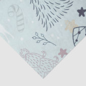 Kerstbomen Rendier Candy Canes Kerstmis Tissuepapier (Detail)