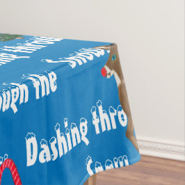 Kerstbomen rendier snoep Canes Tafelkleed