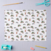 Kerstbomen & Rendieren Inpakpapier Tissuepapier (Craft)