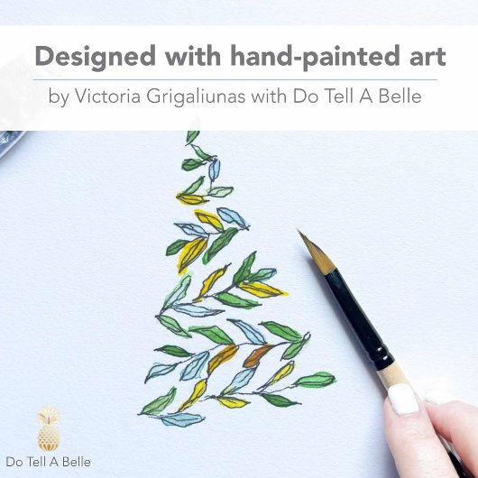 Kerstbomen — Retouradreslabels Etiket