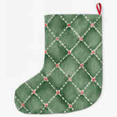 Kerstbomen Rode Stippen Grote Kerstsok (Achterkant)