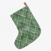 Kerstbomen Rode Stippen Grote Kerstsok (Achterkant (Hangend))