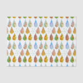 Kerstbomen roest tissuepapier (Voorkant)