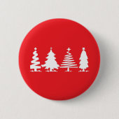 Kerstbomen Ronde Button 5,7 Cm (Voorkant)