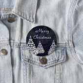 kerstbomen ronde button 7,6 cm (In situ)