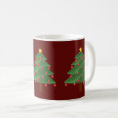 Kerstbomen/ Rood Klassiek Mok (Voorkant rechts)