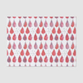 Kerstbomen rood tissuepapier (Voorkant)