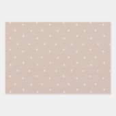 Kerstbomen Rustiek minimalistisch Scandinavisch Inpakpapier Vel (Voorkant 3)