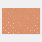 Kerstbomen Rustiek minimalistisch Scandinavisch Inpakpapier Vel (Voorkant 2)