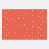 Kerstbomen Rustiek minimalistisch Scandinavisch Inpakpapier Vel (Voorkant 2)