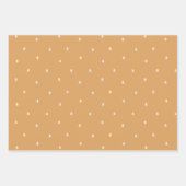 Kerstbomen Rustiek minimalistisch Scandinavisch Inpakpapier Vel (Voorkant 3)