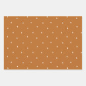 Kerstbomen Rustiek minimalistisch Scandinavisch Inpakpapier Vel (Voorkant 2)