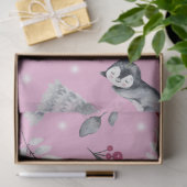 Kerstbomen Santa Hats Winter Bloemen Kerstmis Tissuepapier (Geschenk)