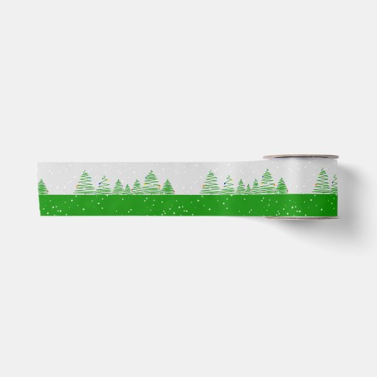Kerstbomen Satijnen Lint (Voorkant)